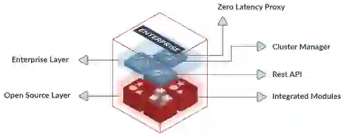 Redis Enterprise Cluster Components Diagram